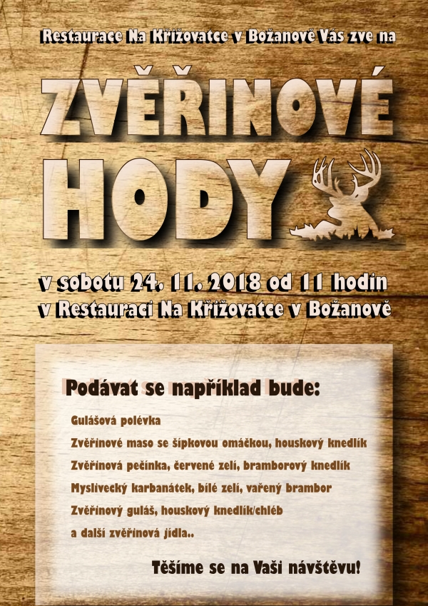 plakat zverinove hody 2018