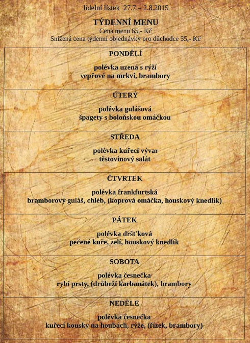 tydenni menu 20150727