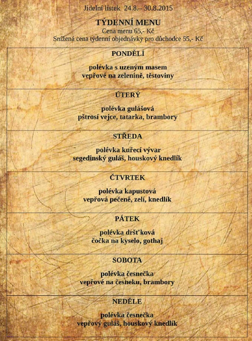 tydenni menu 20150824