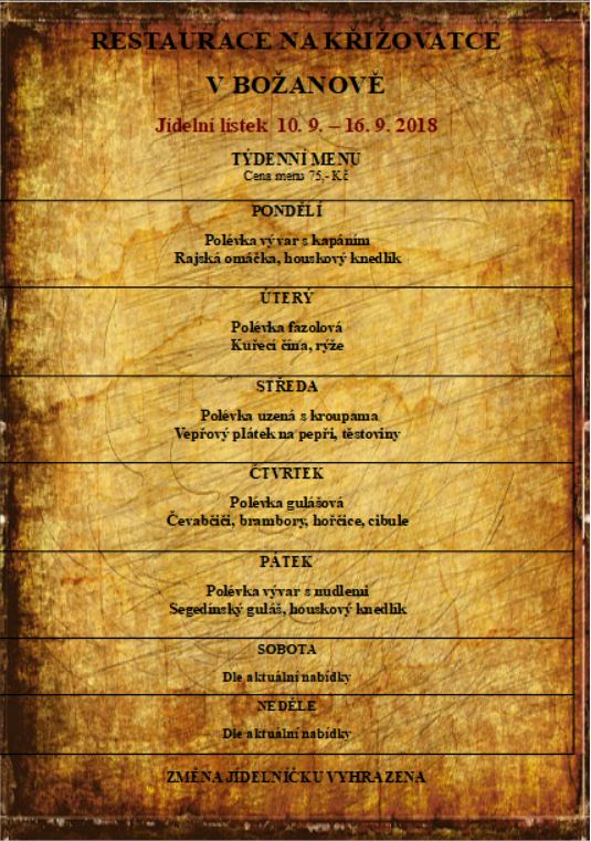tydenni menu 20180910