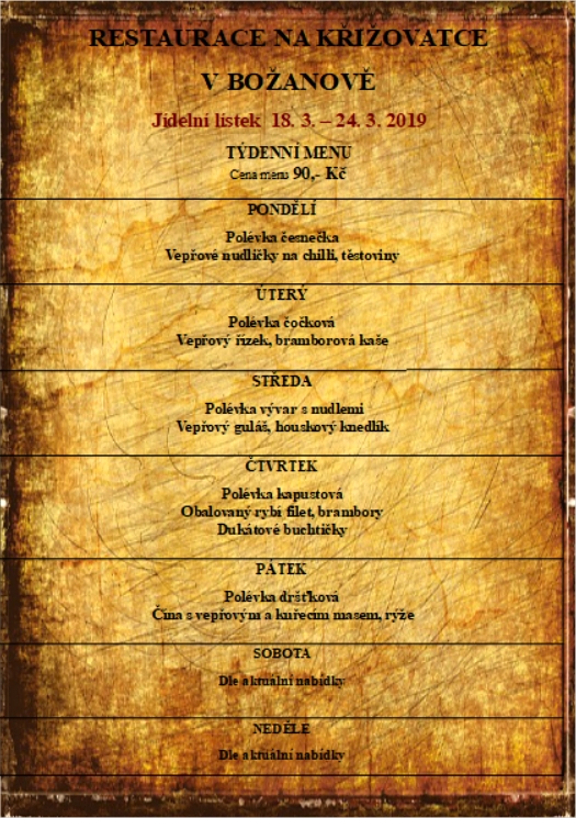 tydenni menu 20190318
