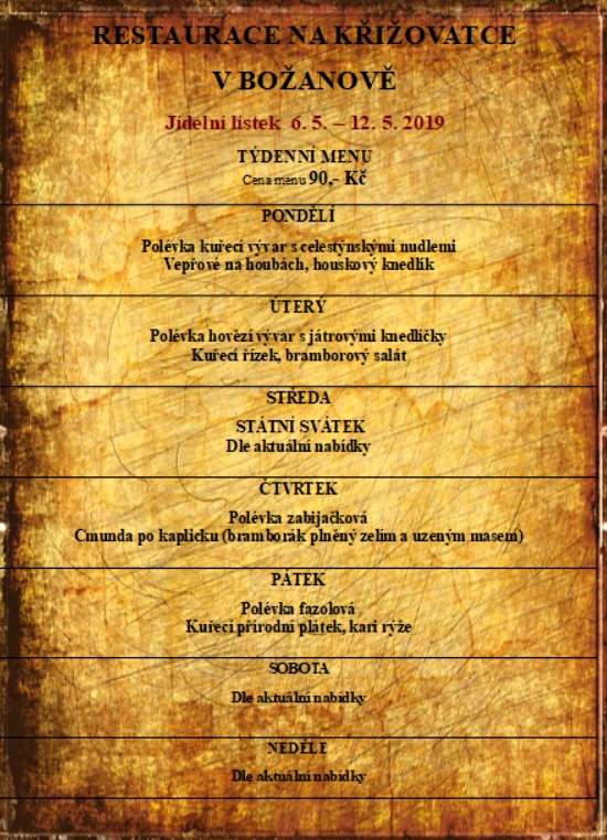 tydenni menu 20190506