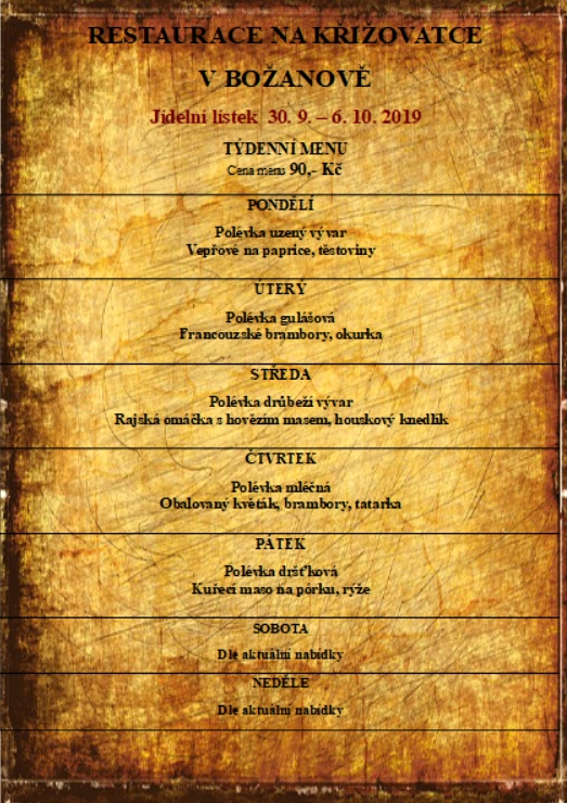 tydenni menu 20190930