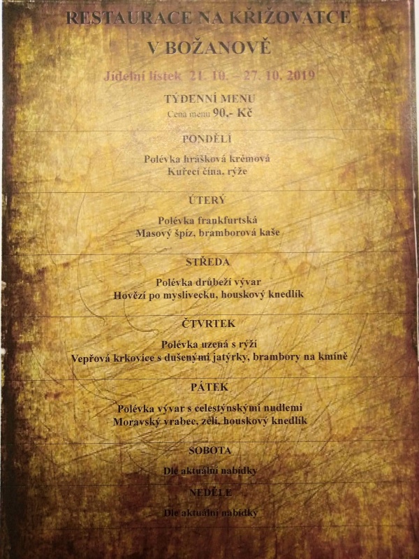 tydenni menu 20191021